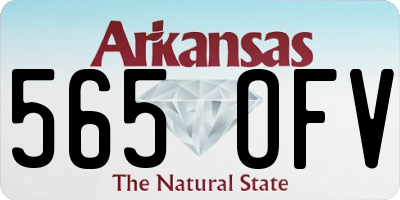 AR license plate 565OFV