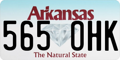 AR license plate 565OHK