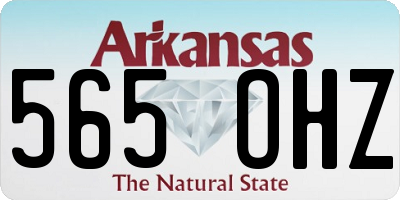 AR license plate 565OHZ
