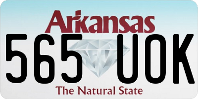 AR license plate 565UOK