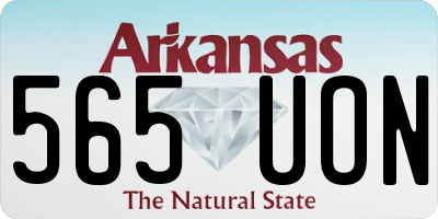 AR license plate 565UON