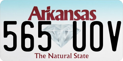 AR license plate 565UOV