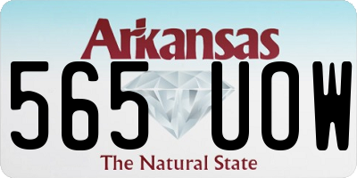 AR license plate 565UOW