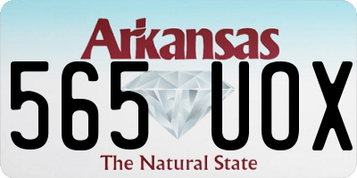 AR license plate 565UOX