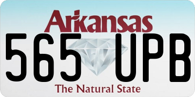 AR license plate 565UPB