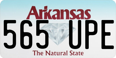 AR license plate 565UPE
