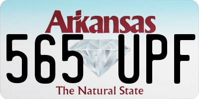 AR license plate 565UPF