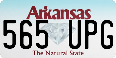AR license plate 565UPG
