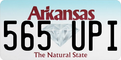AR license plate 565UPI