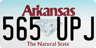 AR license plate 565UPJ
