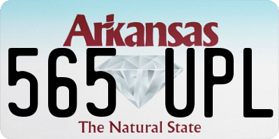 AR license plate 565UPL