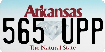 AR license plate 565UPP