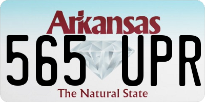 AR license plate 565UPR