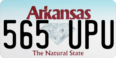 AR license plate 565UPU