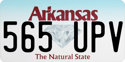 AR license plate 565UPV