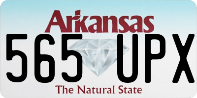 AR license plate 565UPX