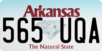 AR license plate 565UQA