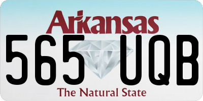 AR license plate 565UQB