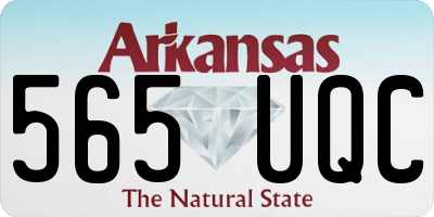 AR license plate 565UQC