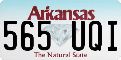 AR license plate 565UQI