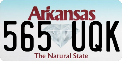 AR license plate 565UQK