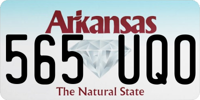 AR license plate 565UQO