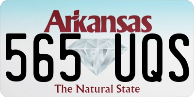AR license plate 565UQS