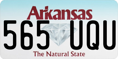 AR license plate 565UQU