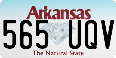 AR license plate 565UQV
