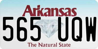 AR license plate 565UQW
