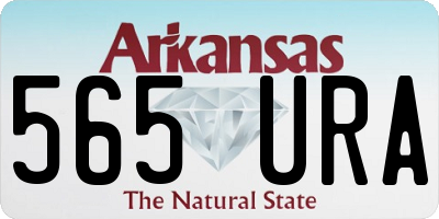 AR license plate 565URA
