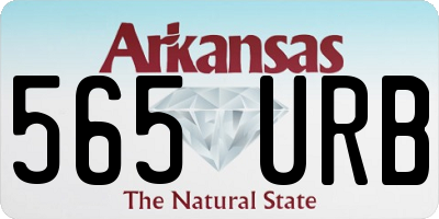 AR license plate 565URB