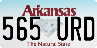 AR license plate 565URD