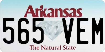 AR license plate 565VEM