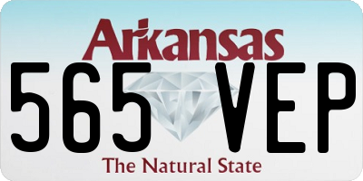 AR license plate 565VEP