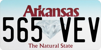 AR license plate 565VEV