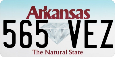 AR license plate 565VEZ