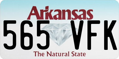 AR license plate 565VFK