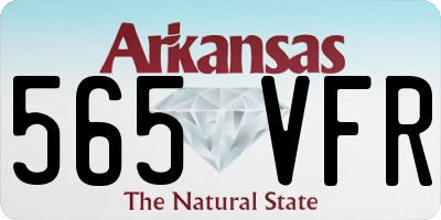 AR license plate 565VFR