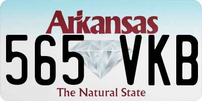 AR license plate 565VKB