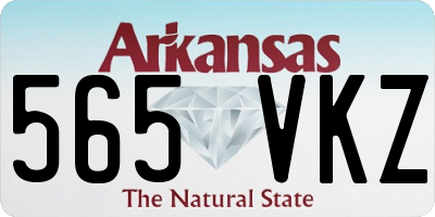 AR license plate 565VKZ