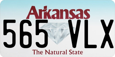 AR license plate 565VLX
