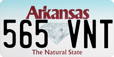 AR license plate 565VNT