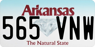 AR license plate 565VNW