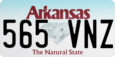 AR license plate 565VNZ