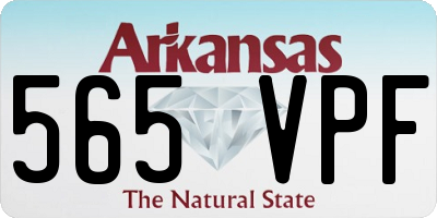 AR license plate 565VPF
