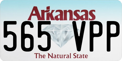 AR license plate 565VPP