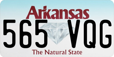 AR license plate 565VQG
