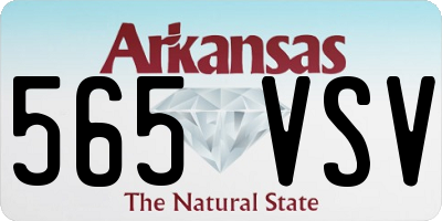 AR license plate 565VSV