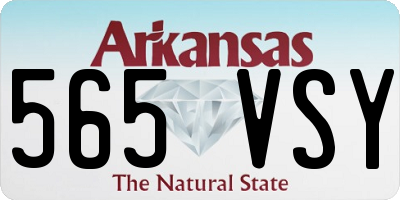 AR license plate 565VSY